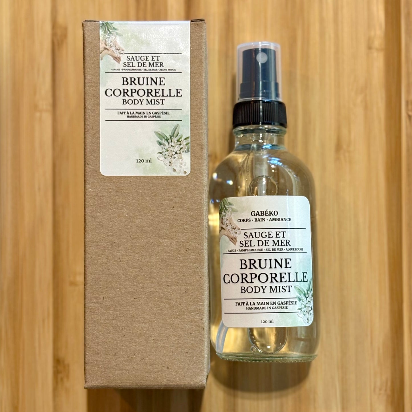 Bruine de corps - Sauge et sel de mer