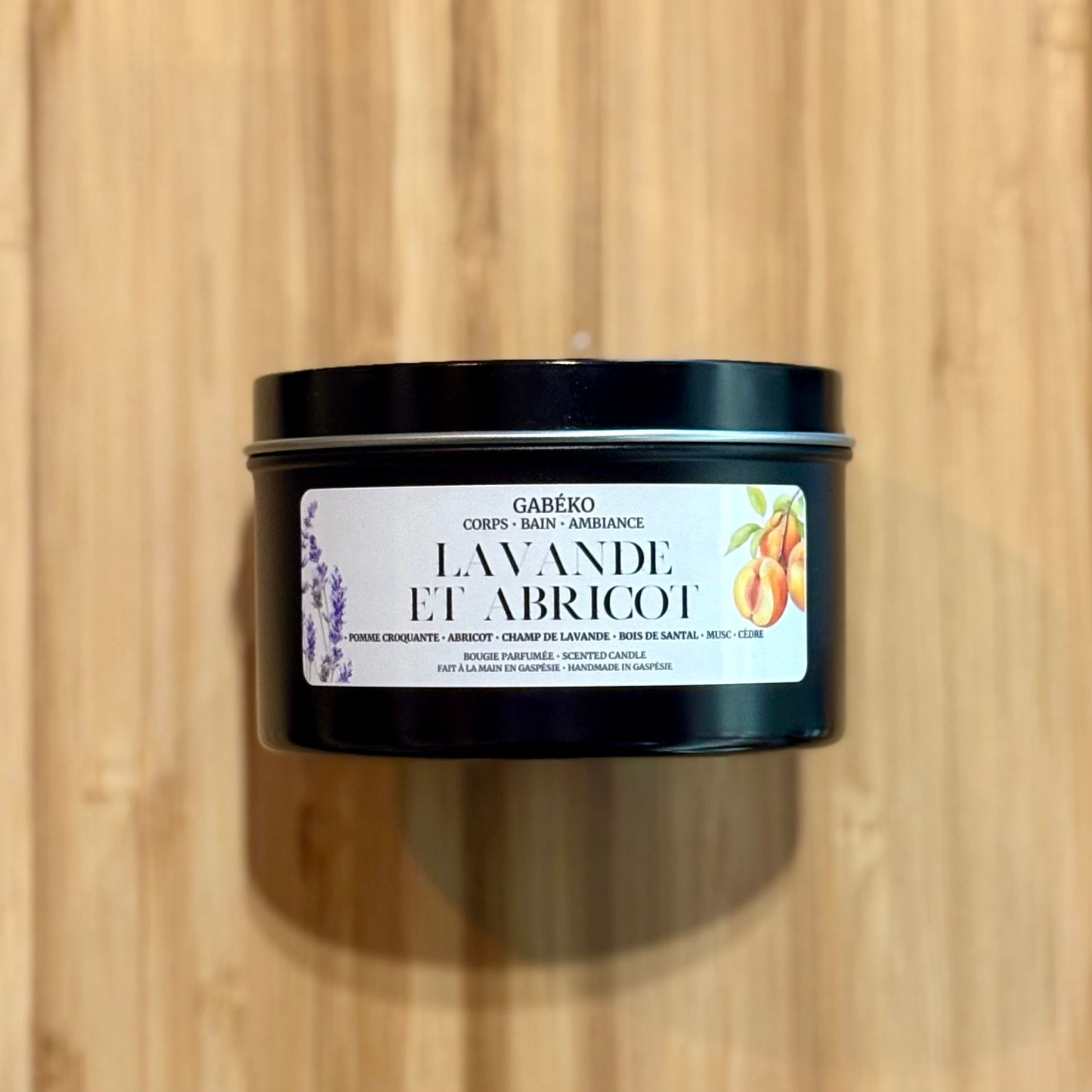 Bougie - Lavande et abricot