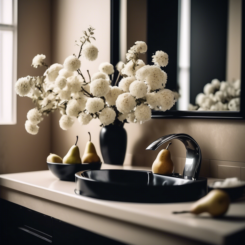 Bougie 2 mèches - Poire et fleur blanche