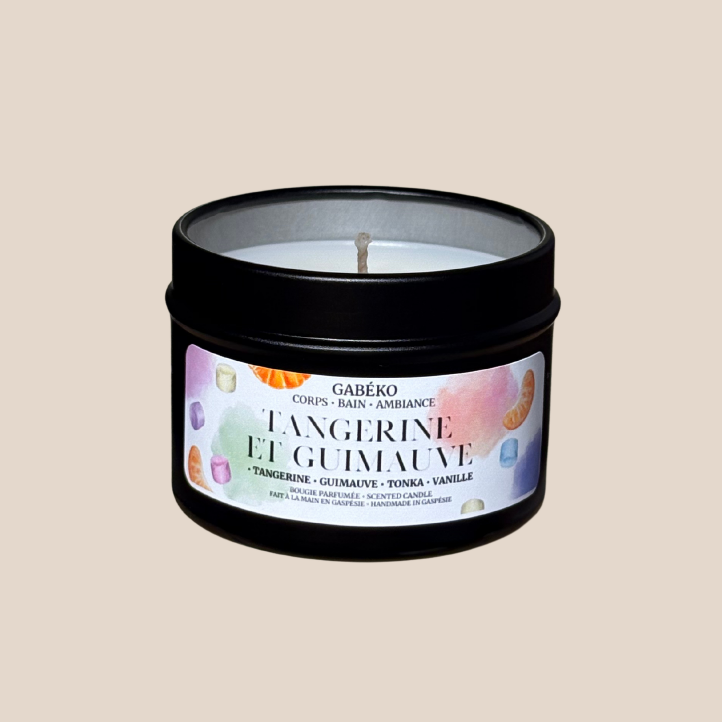 Bougie 2oz - Tangerine et guimauve