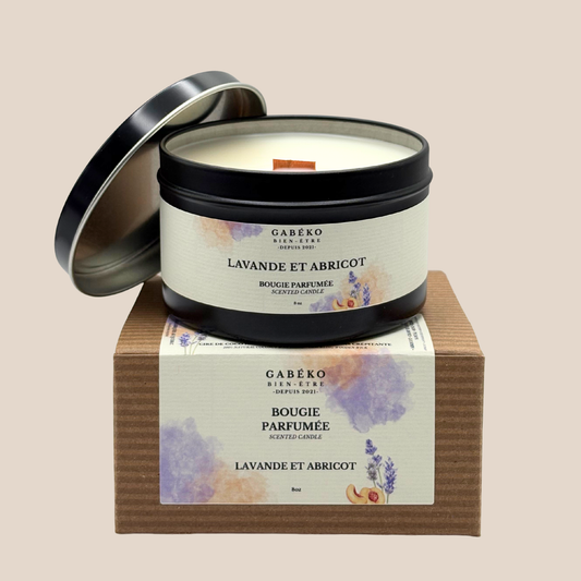 Bougie - Lavande et abricot