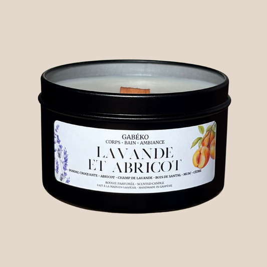 Bougie - Lavande et abricot