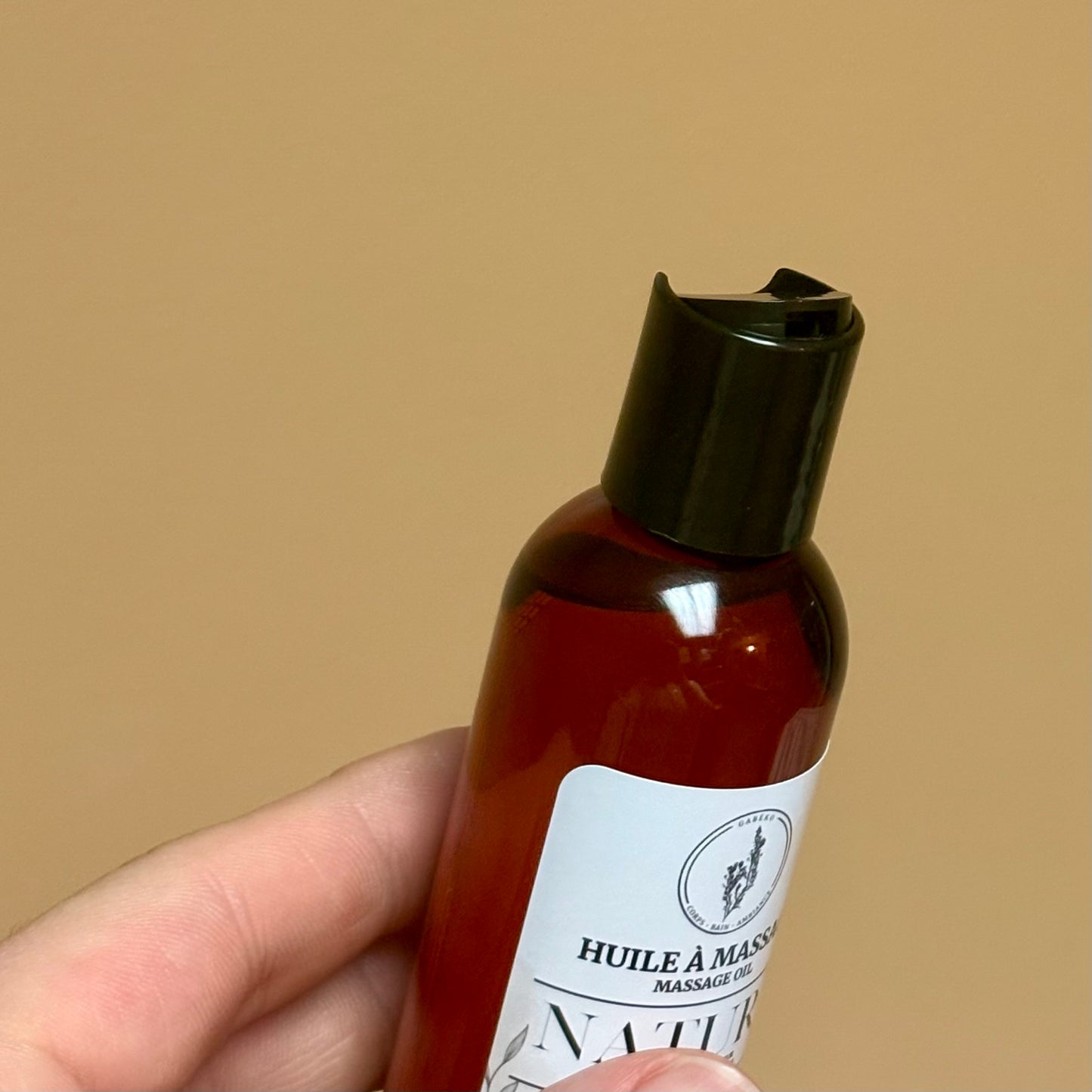 Huile à massage naturelle - sans parfum, sans huile essentielle et sans saveurs