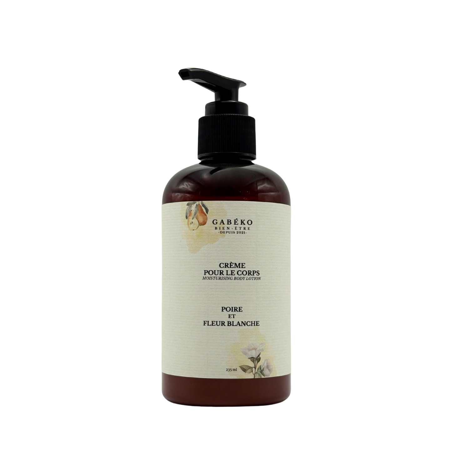 Crème de corps - Poire et fleur blanche