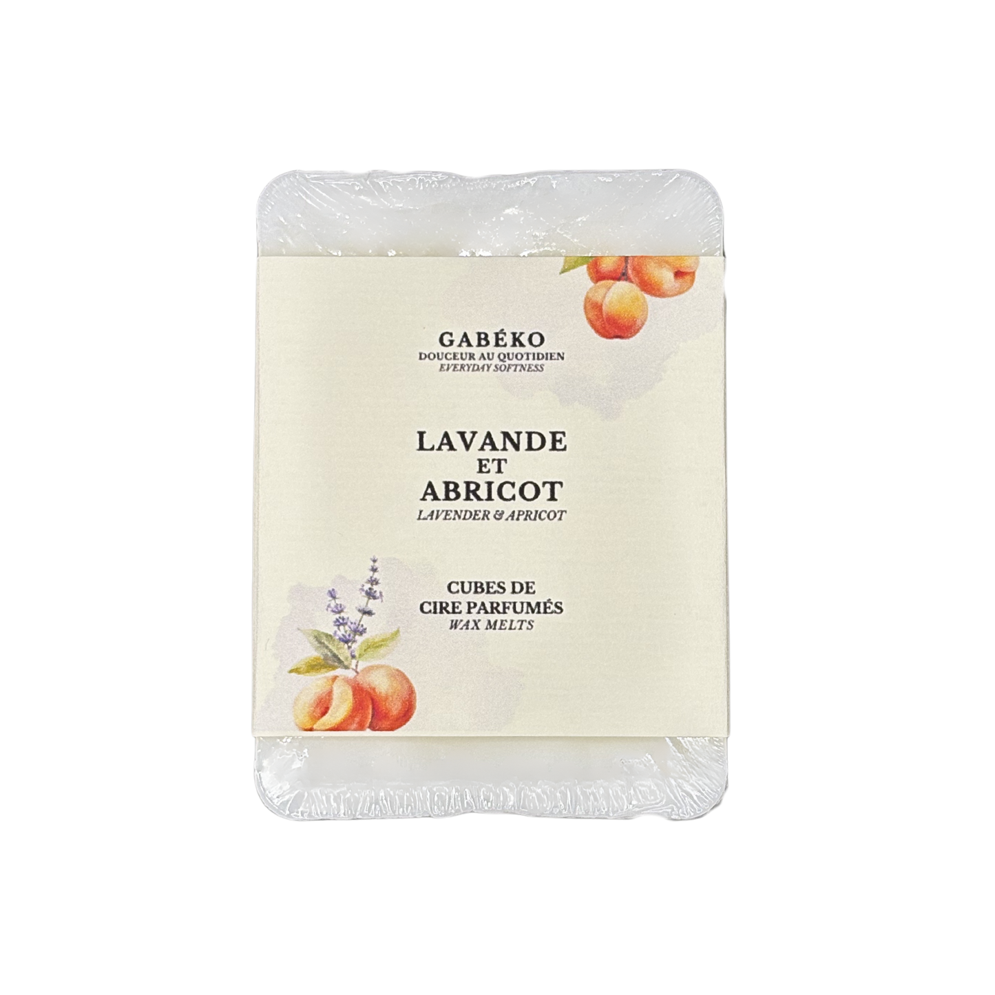 Cubes de cire parfumés - Lavande et abricot
