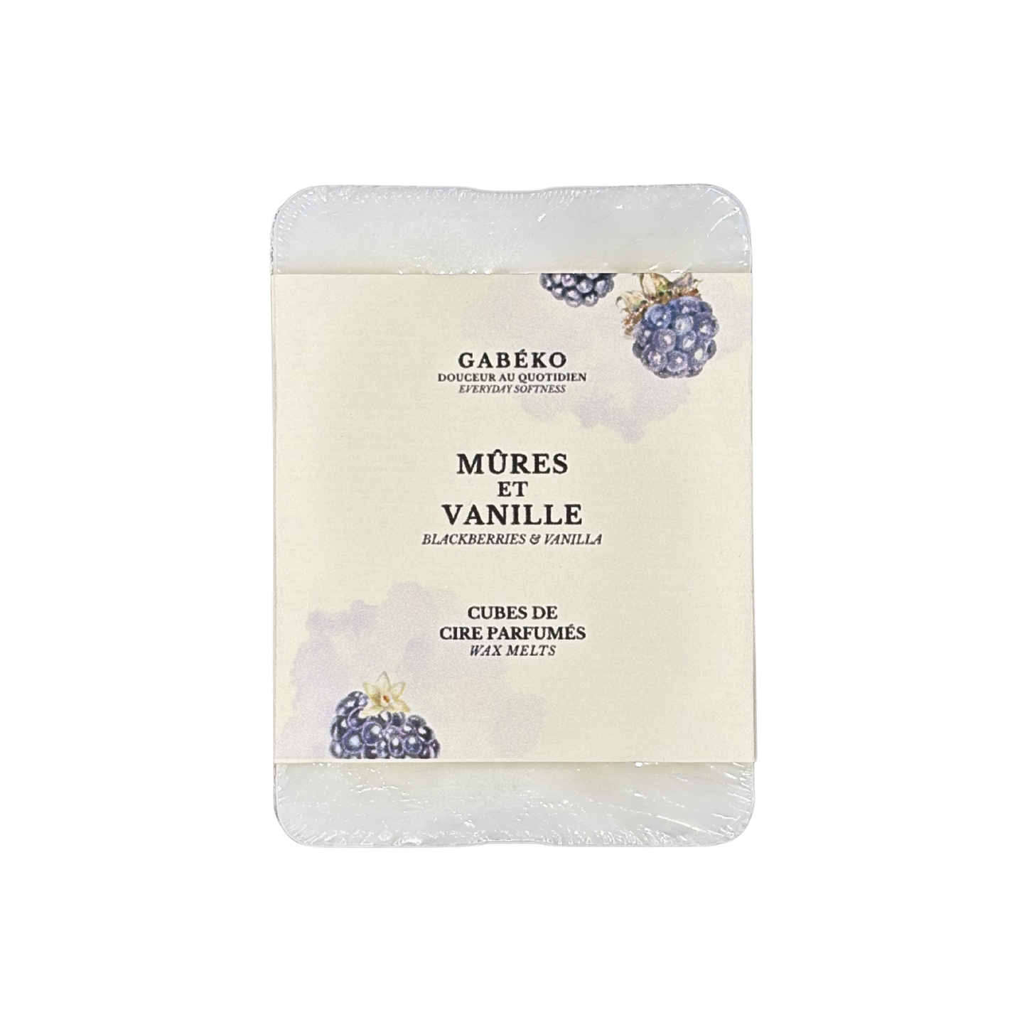 Cubes de cire parfumés - Mûres et vanille