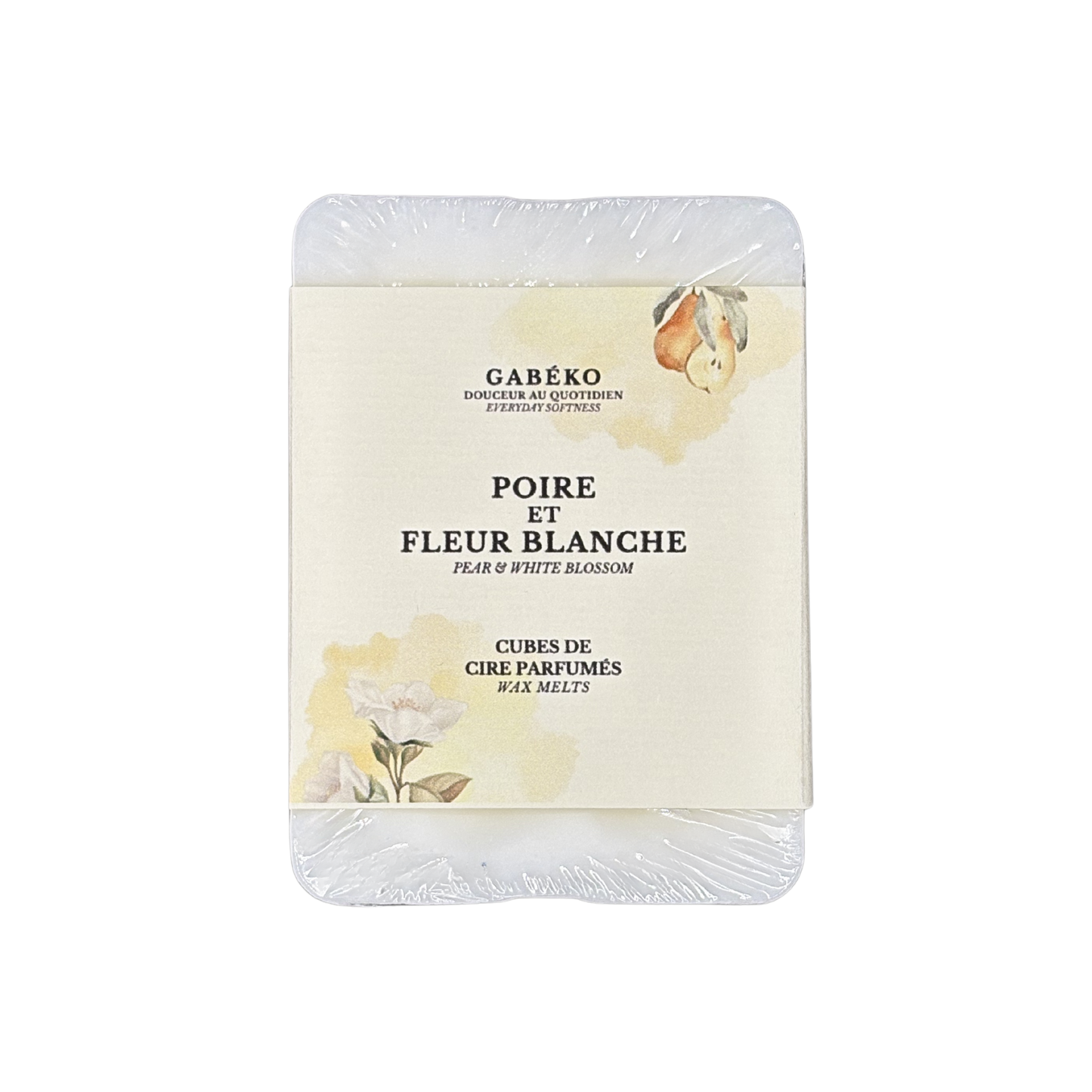 Cubes de cire parfumés - Poire et fleur blanche