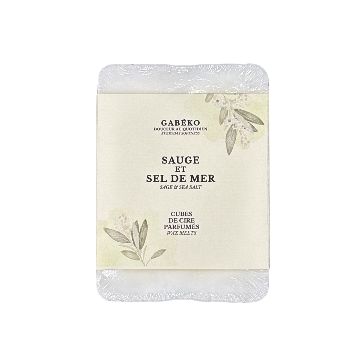 Cubes de cire parfumés - Sauge et sel de mer