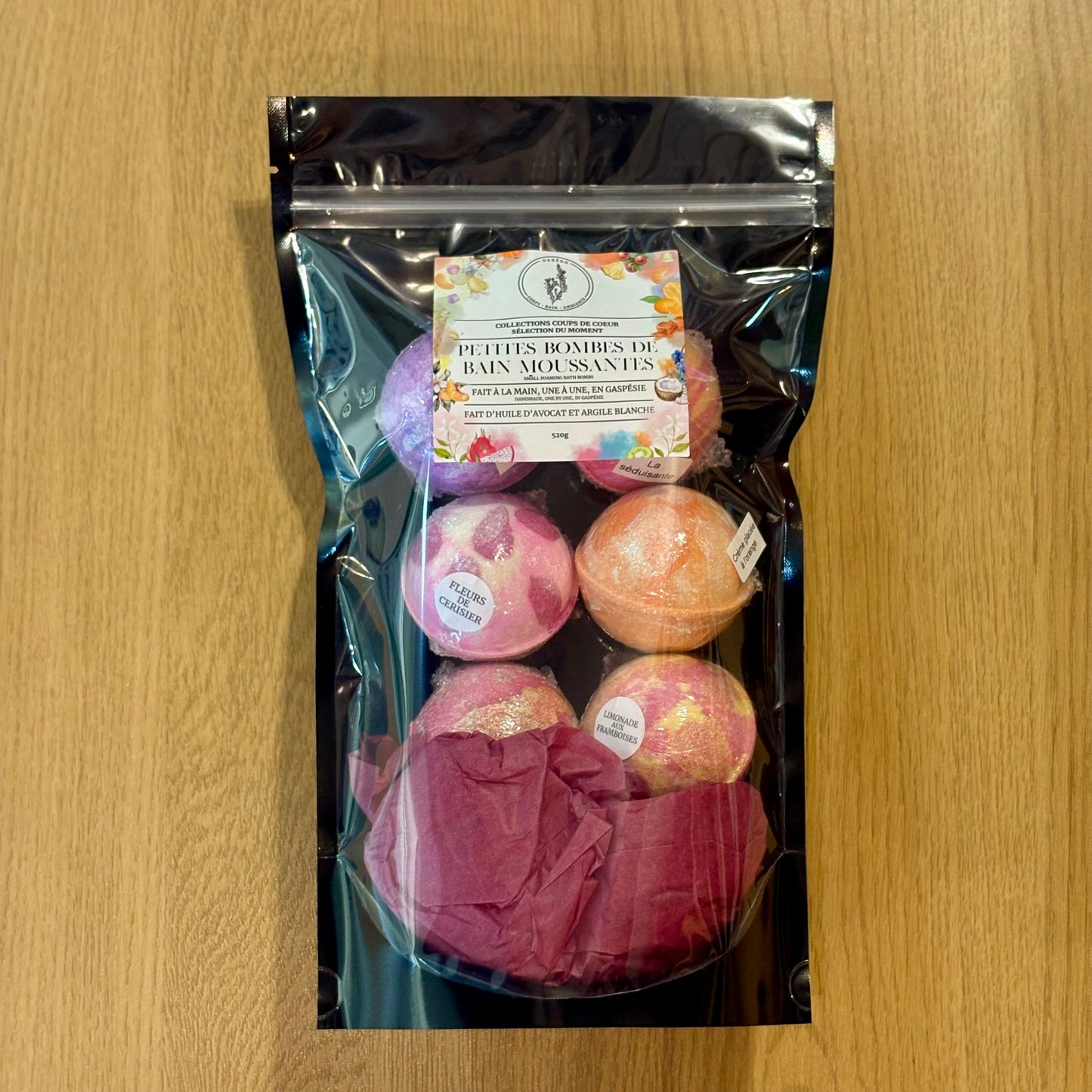 Bombes de bain 85g paquet de 6 - Collections coups de coeur sélection du moment