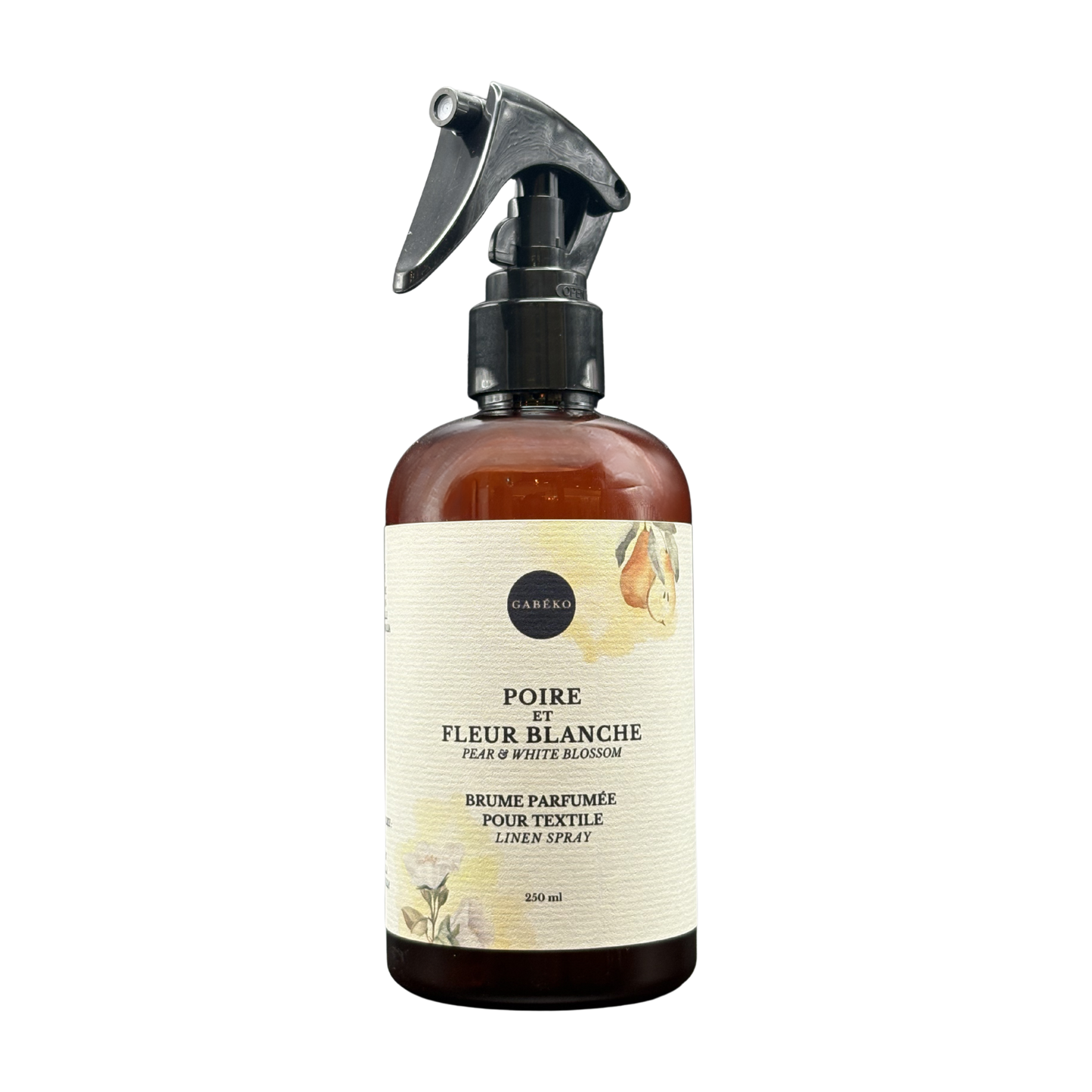 Brume parfumée pour textiles - Poire et fleur blanche