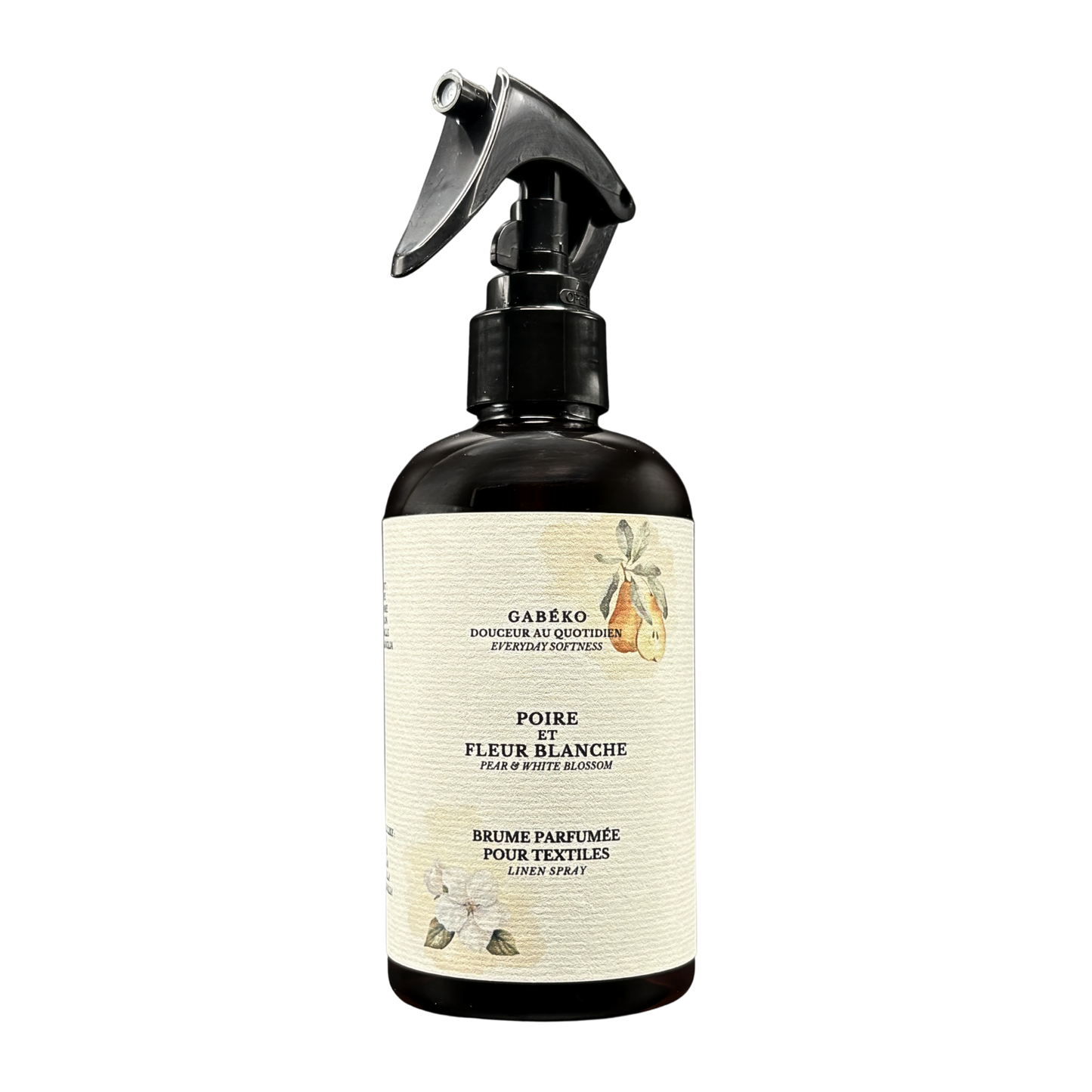 Brume parfumée pour textiles - Poire et fleur blanche