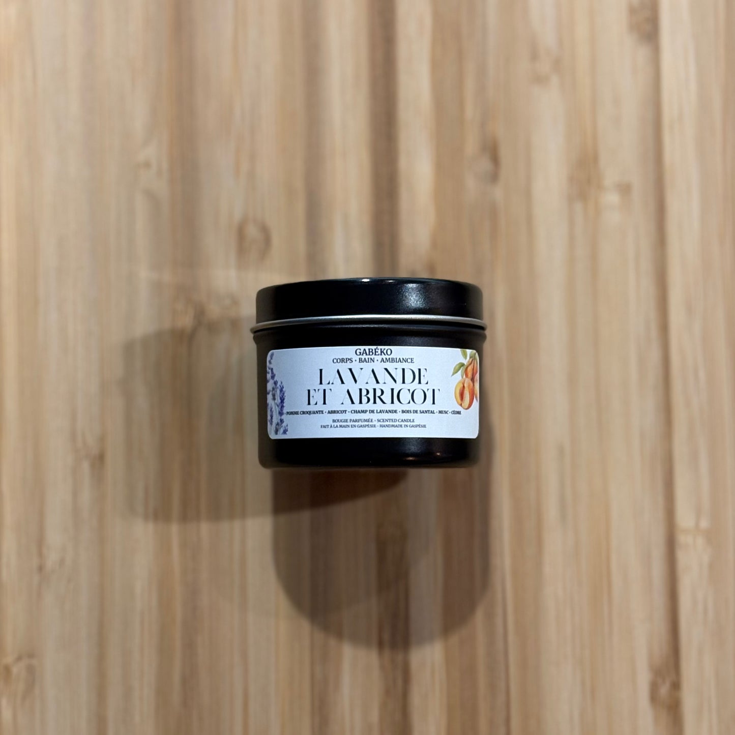 Bougie 2oz - Lavande et abricot