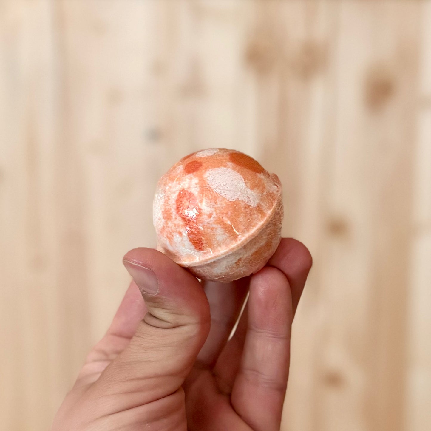 Petite bombe de bain - Crème glacée à l'orange