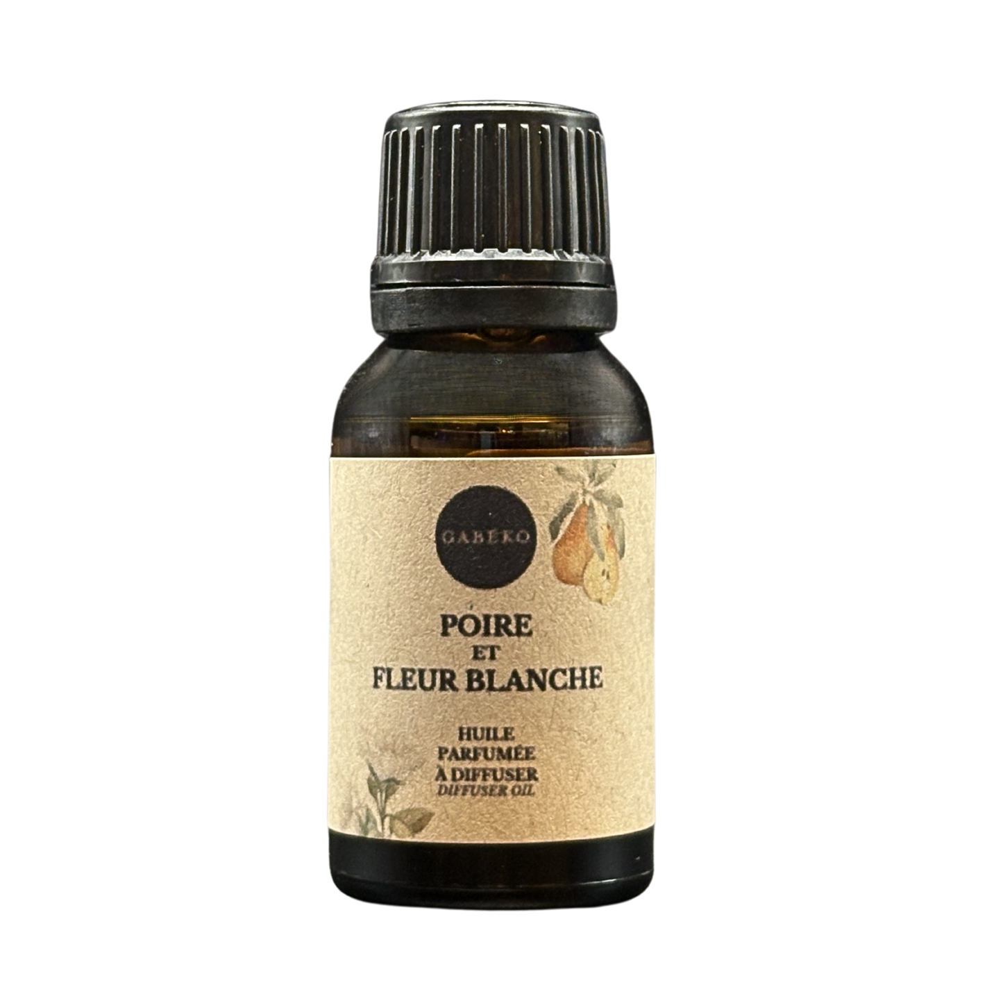 Huile parfumée pour diffuseur - Poire et fleur blanche