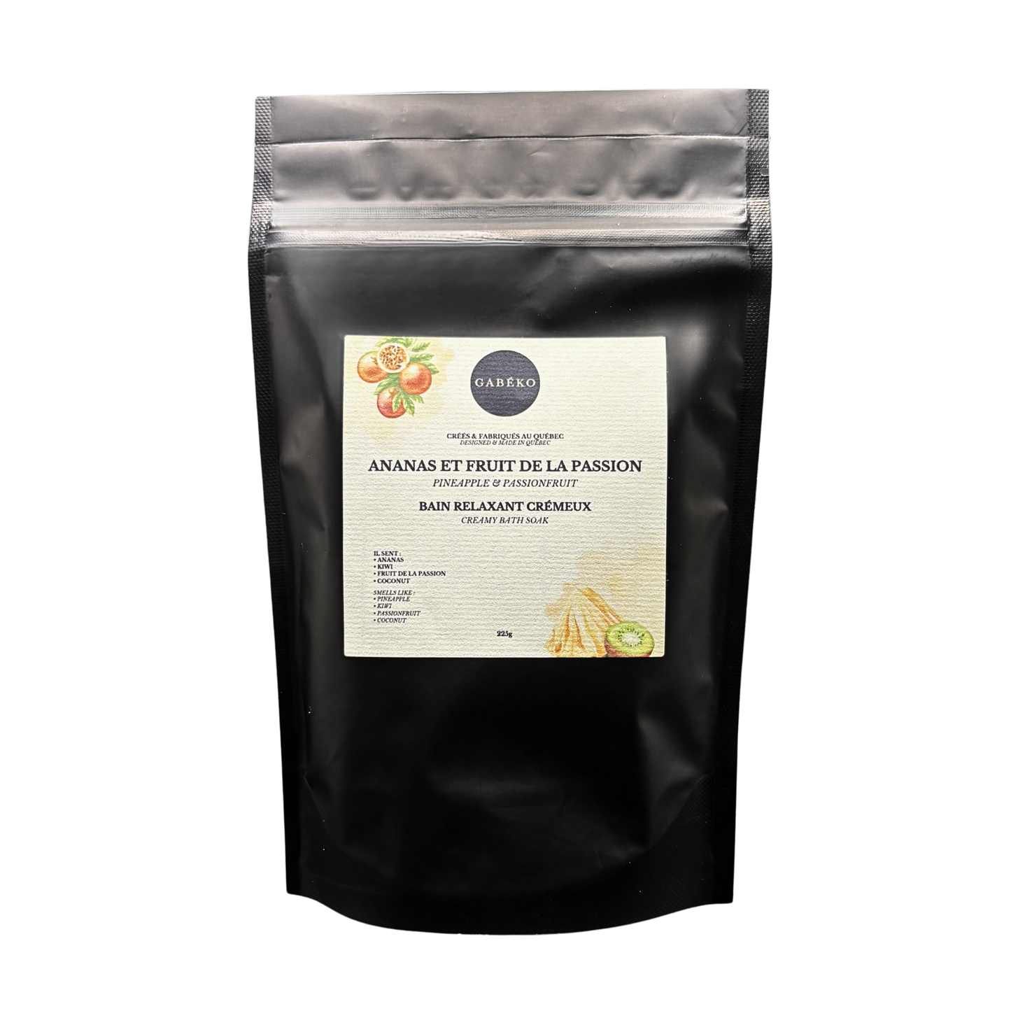 Bain relaxant laiteux - Ananas et fruit de la passion