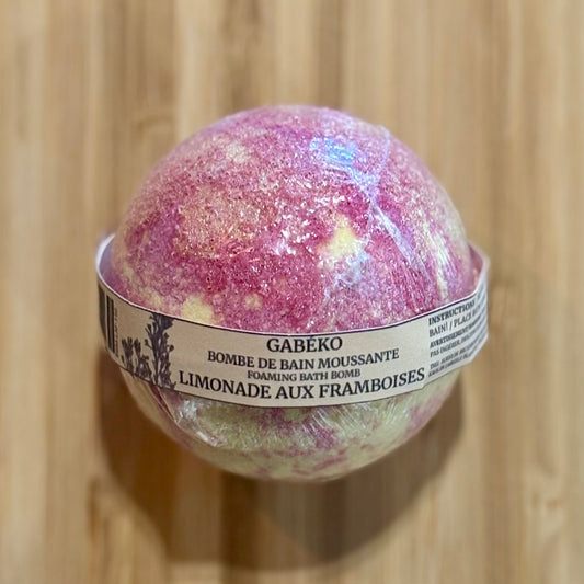 Bombe de bain 165g - Limonade aux framboises