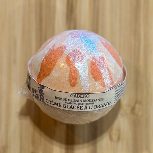 Bombe de bain 165g - Crème glacée à l’orange