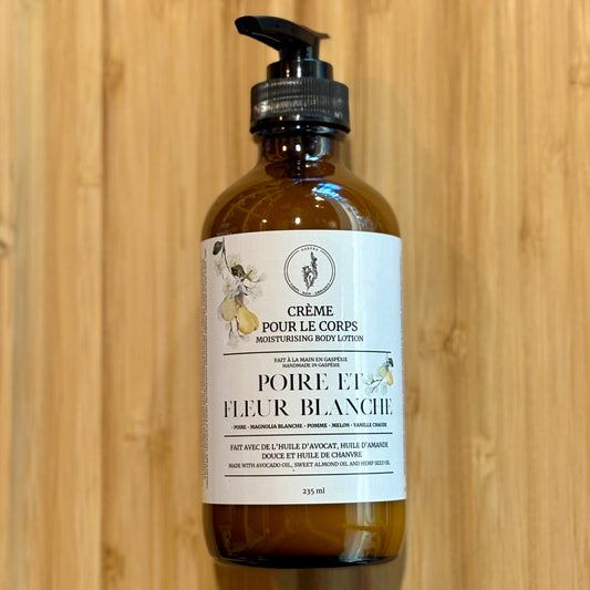 Crème de corps - Poire et fleur blanche