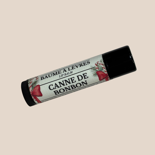 Baume à lèvres - Canne de bonbon