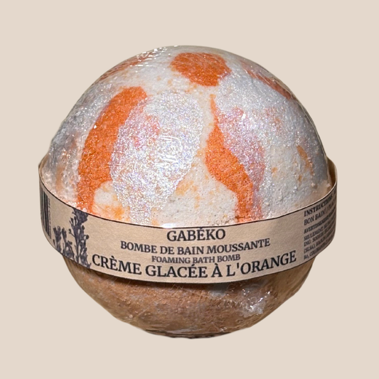 Bombe de bain 160g - Crème glacée à l’orange