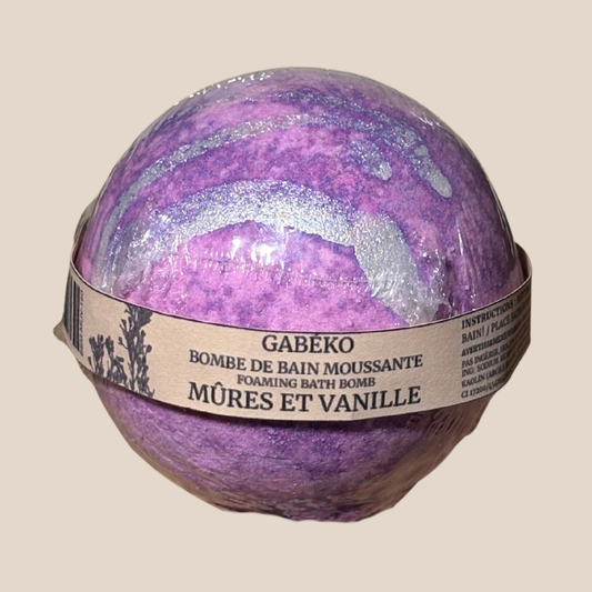 Bombe de bain 160g - Mûres et Vanille