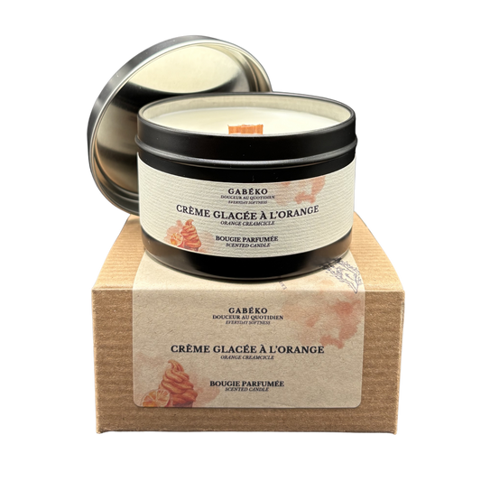 Bougie - Crème glacée à l’orange