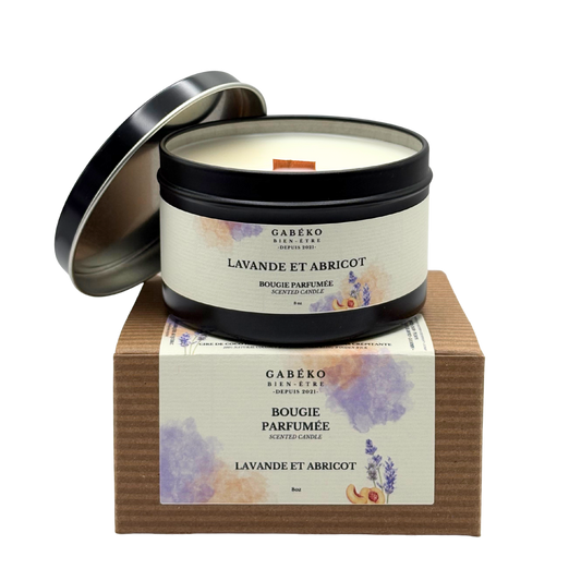 Bougie - Lavande et abricot