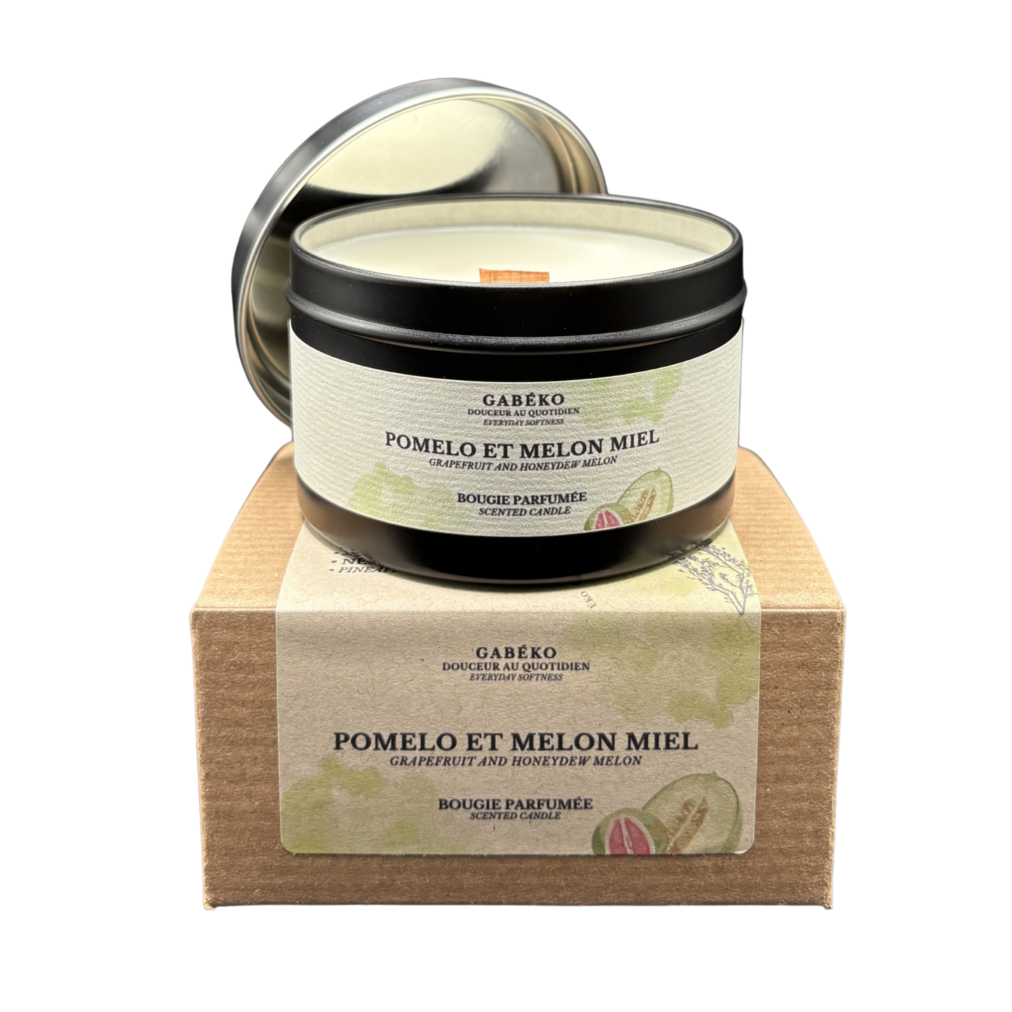 Bougie - Pomelo et melon miel