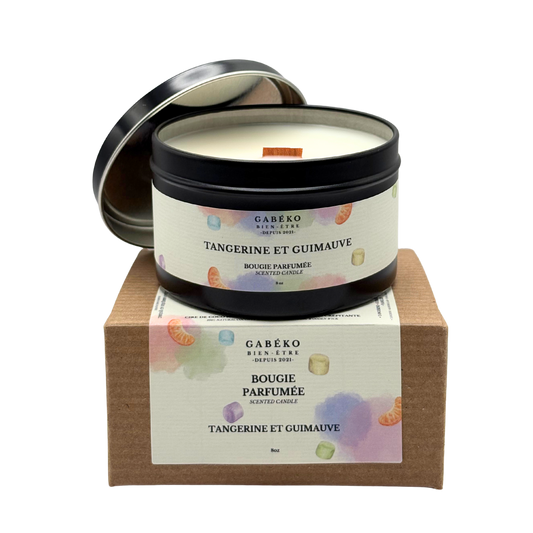 Bougie - Tangerine et guimauve