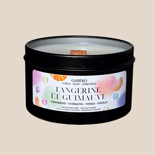 Bougie - Tangerine et guimauve