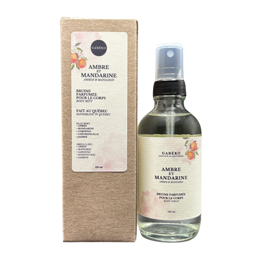 Bruine de corps - Ambre et mandarine