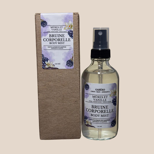 Bruine de corps - Mûres et Vanille