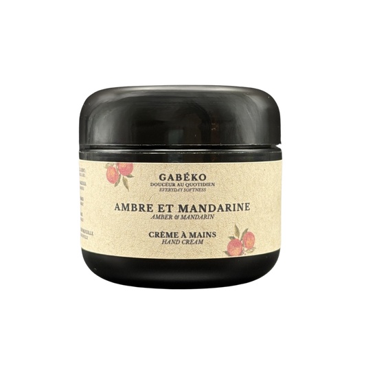 Crème à mains - Ambre et mandarine