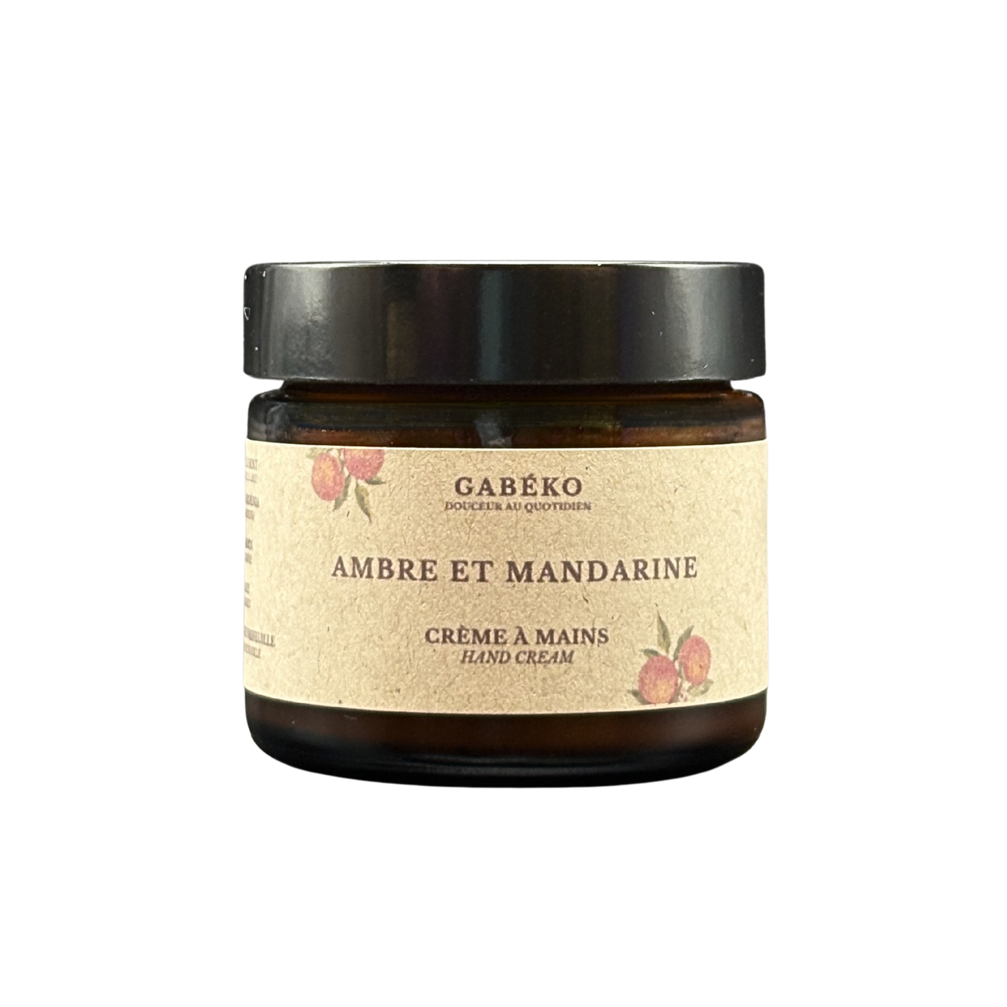 Crème à mains - Ambre et mandarine