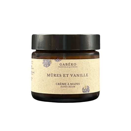 Crème à mains - Mûres et Vanille