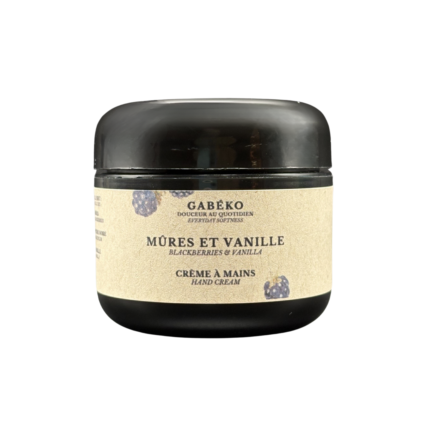 Crème à mains - Mûres et Vanille