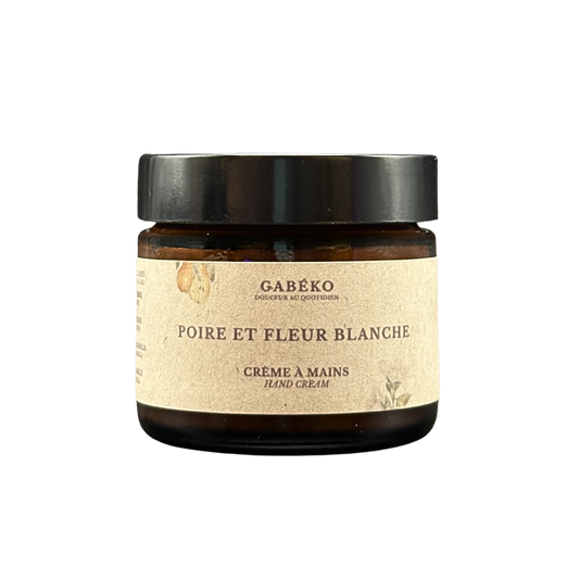 Crème à mains - Poire et fleur blanche
