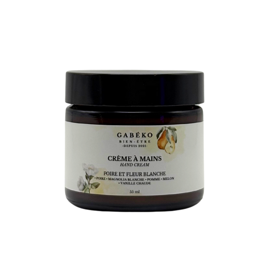 Crème à mains - Poire et fleur blanche
