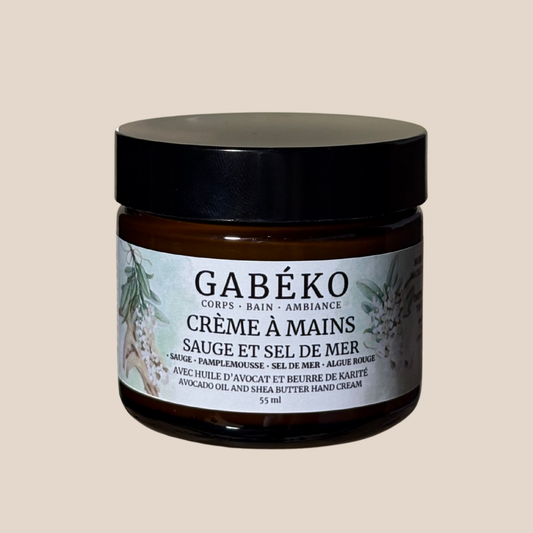 Crème à mains - Sauge et sel de mer