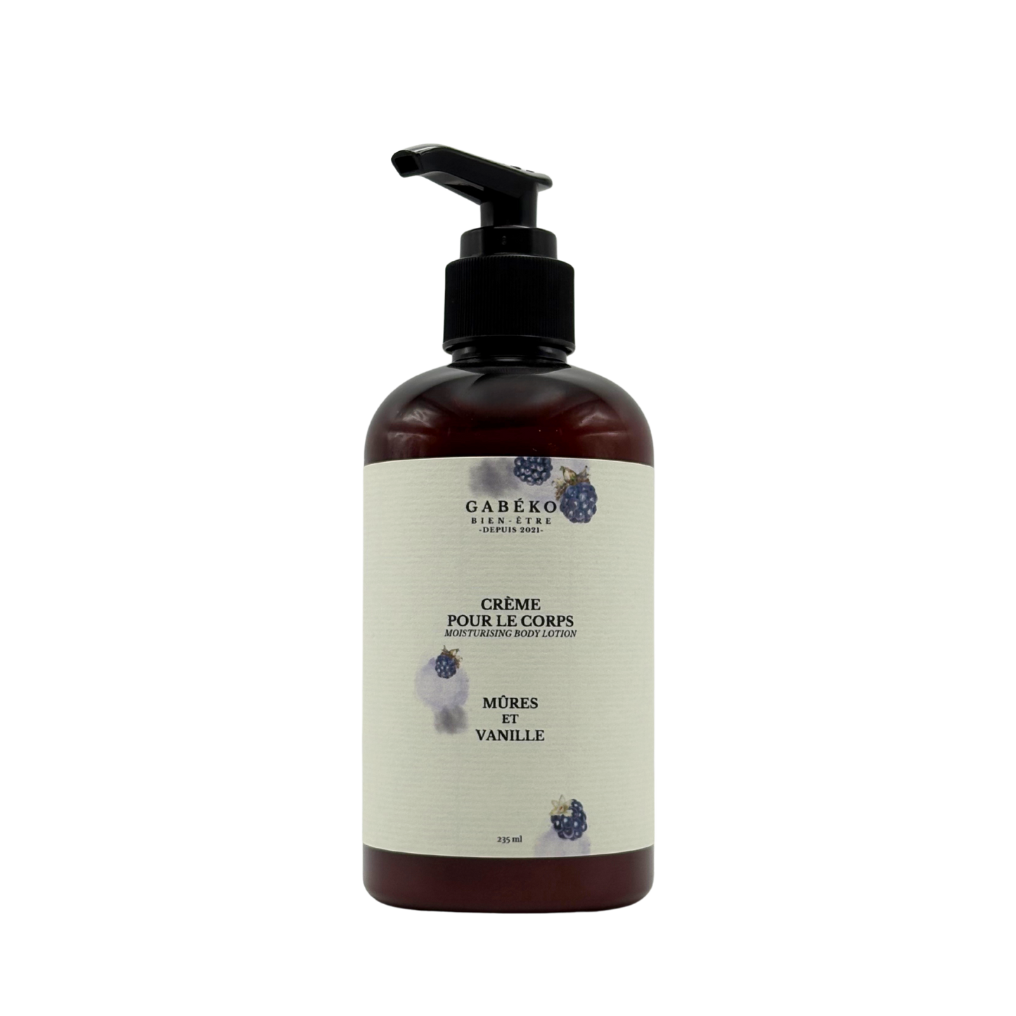 Crème de corps - Mûres et vanille