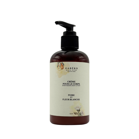 Crème de corps - Poire et fleur blanche