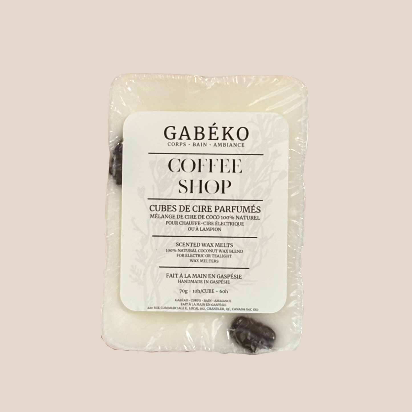 Cubes de cire parfumés - Coffee shop