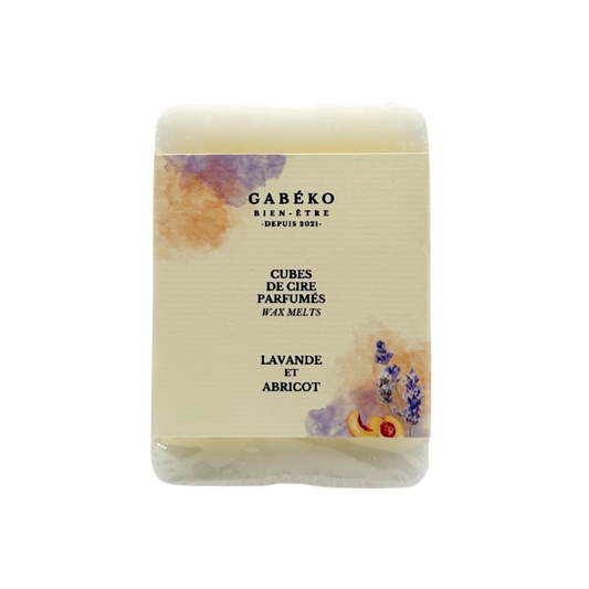 Cubes de cire parfumés - Lavande et abricot