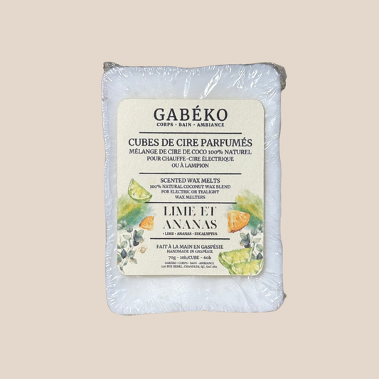 Cubes de cire parfumés - Lime et ananas