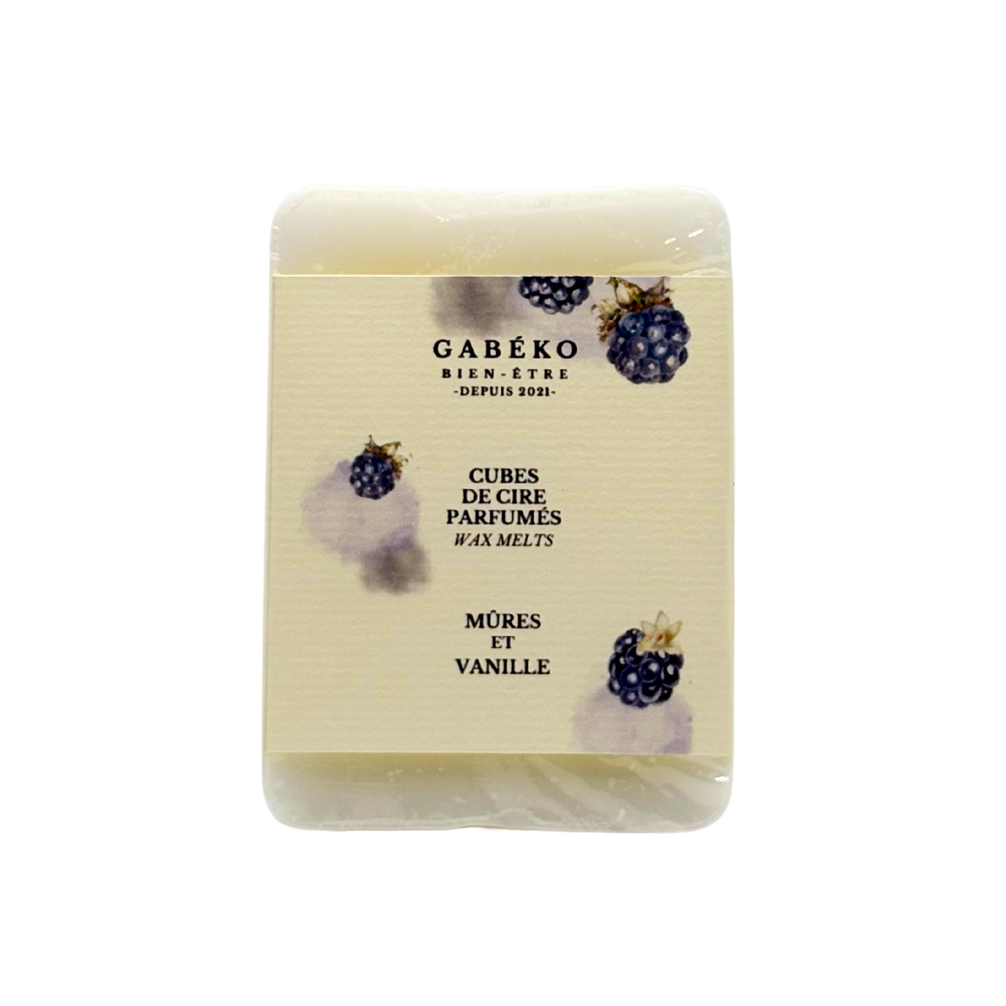 Cubes de cire parfumés - Mûres et vanille