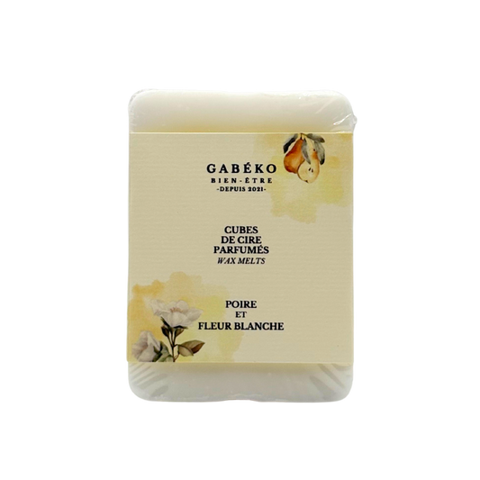 Cubes de cire parfumés - Poire et fleur blanche
