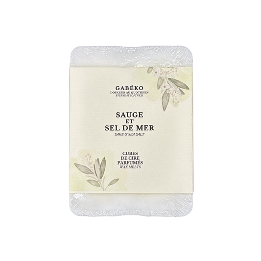 Cubes de cire parfumés - Sauge et sel de mer