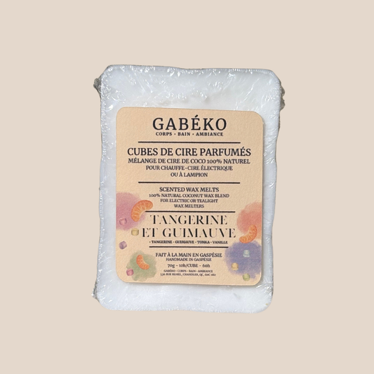 Cubes de cire parfumés - Tangerine et guimauve