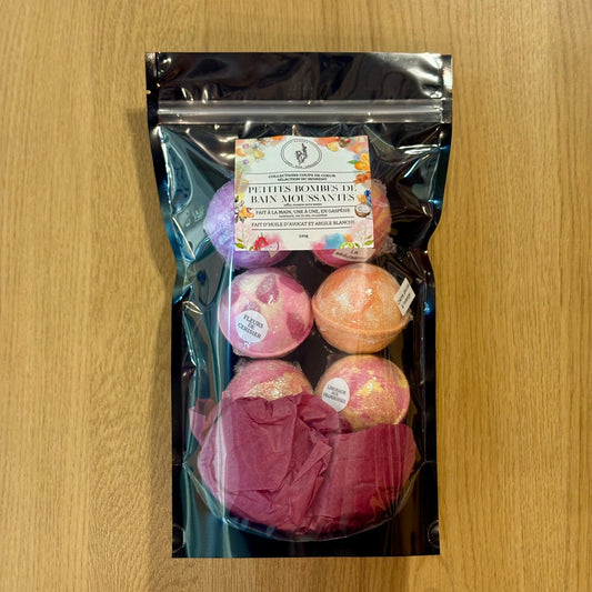 Bombes de bain 85g paquet de 6 - Collections coups de coeur sélection du moment