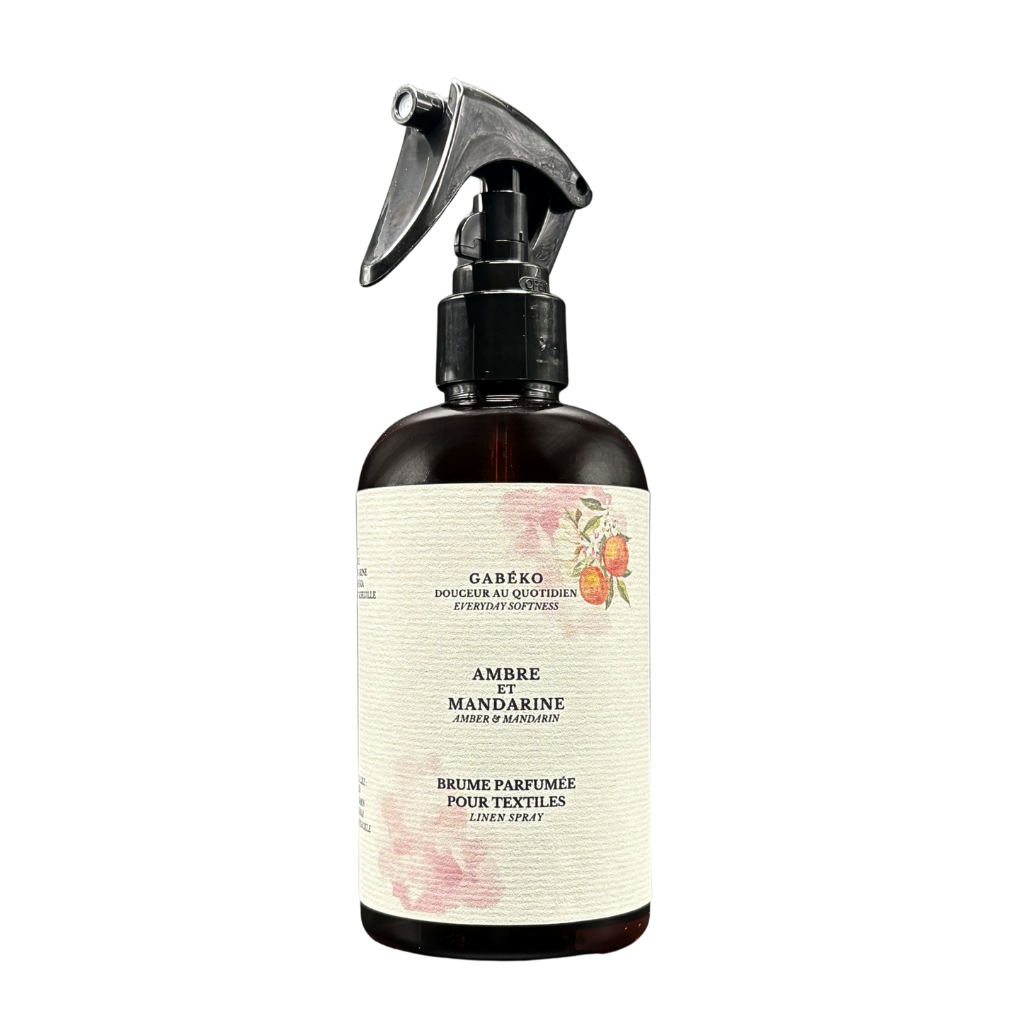 Brume parfumée pour textiles - Ambre et Mandarine